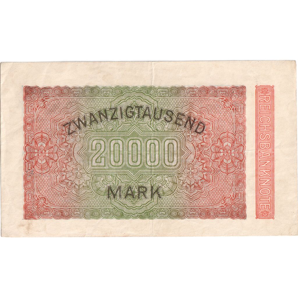 Niemcy, 20,000 Mark, 1923-02-20, EF(40-45)