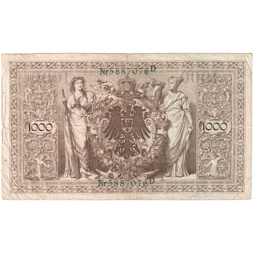 Alemania, 1000 Mark, 1910-04-21, EBC