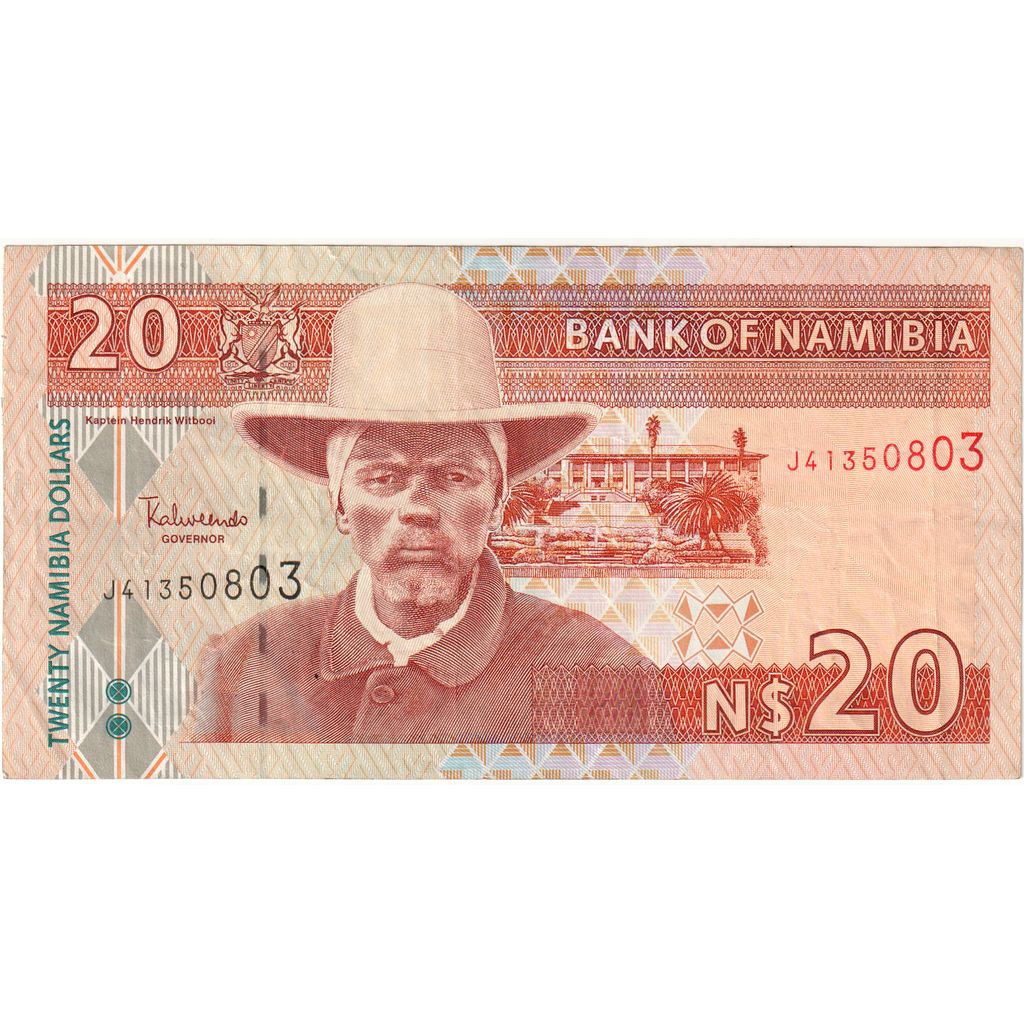 Banknot, Namibia, 20 Namibia Dollars, KM:5a, UNC(65-70)