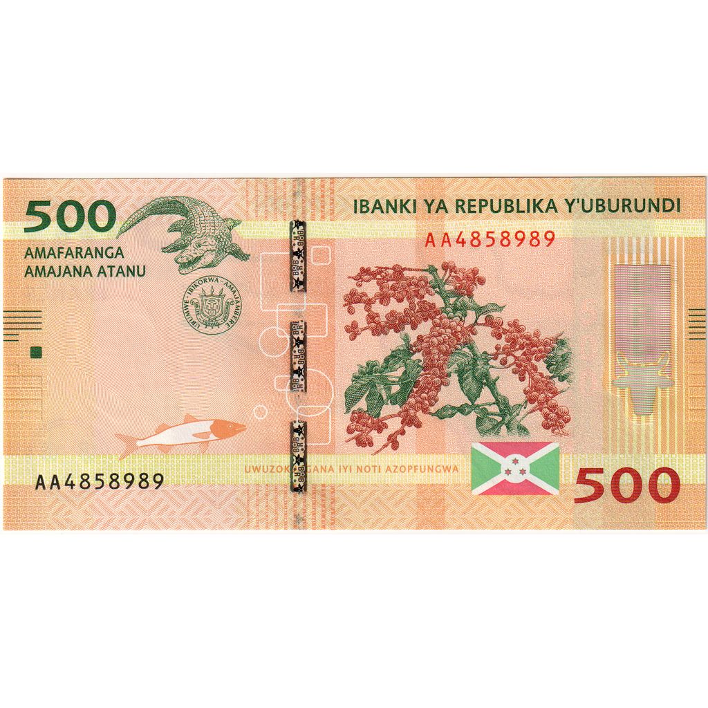 Burundi, 500 Francs, 2015.01.15, NEUF