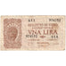 Italie, 1 Lira, 1944-11-23, TB