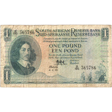 South Africa, 1 Pound, 1955-01-03, VF(20-25)
