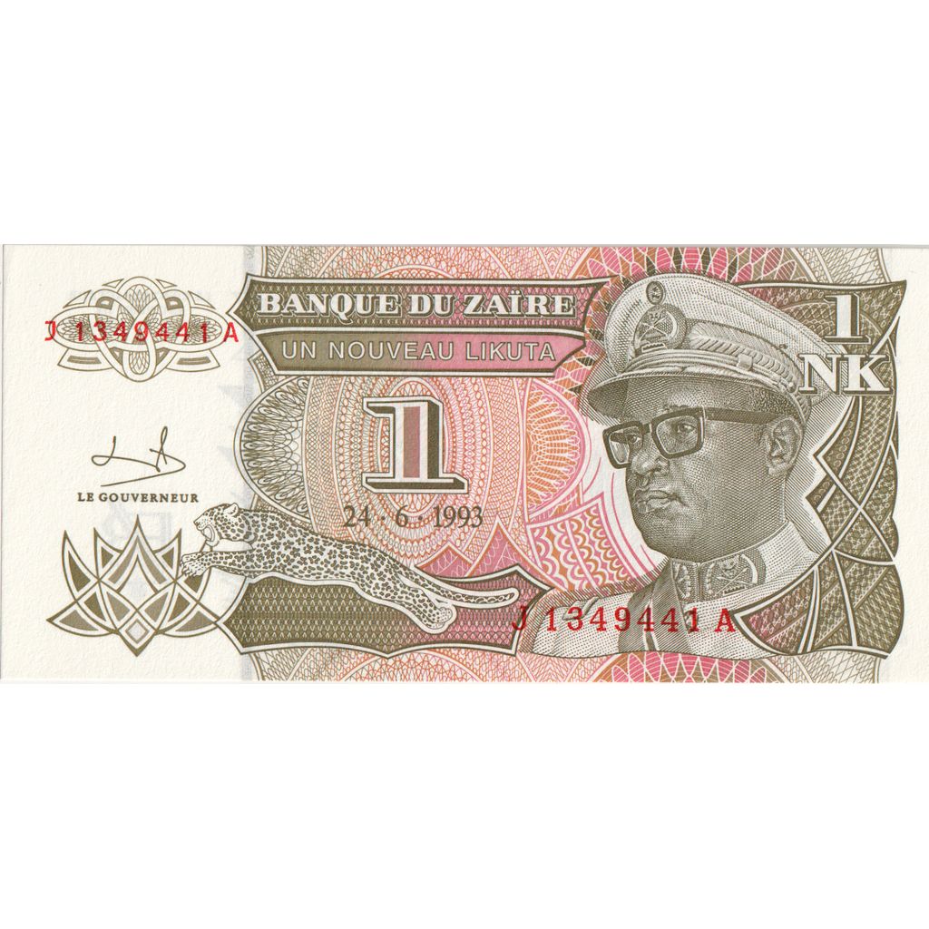 Zaire, 1 Likuta, 1993-06-24, UNC(65-70)