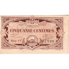 France, Bordeaux, 50 Centimes, 1917, UNC(63), Pirot:30-11