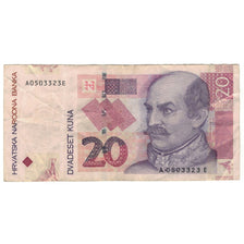 Banknote, Croatia, 20 Kuna, 2001, 2001-03-07, KM:39, VF(20-25)