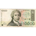 Croatia, 10,000 Dinara, 1992-01-15, VF(30-35)