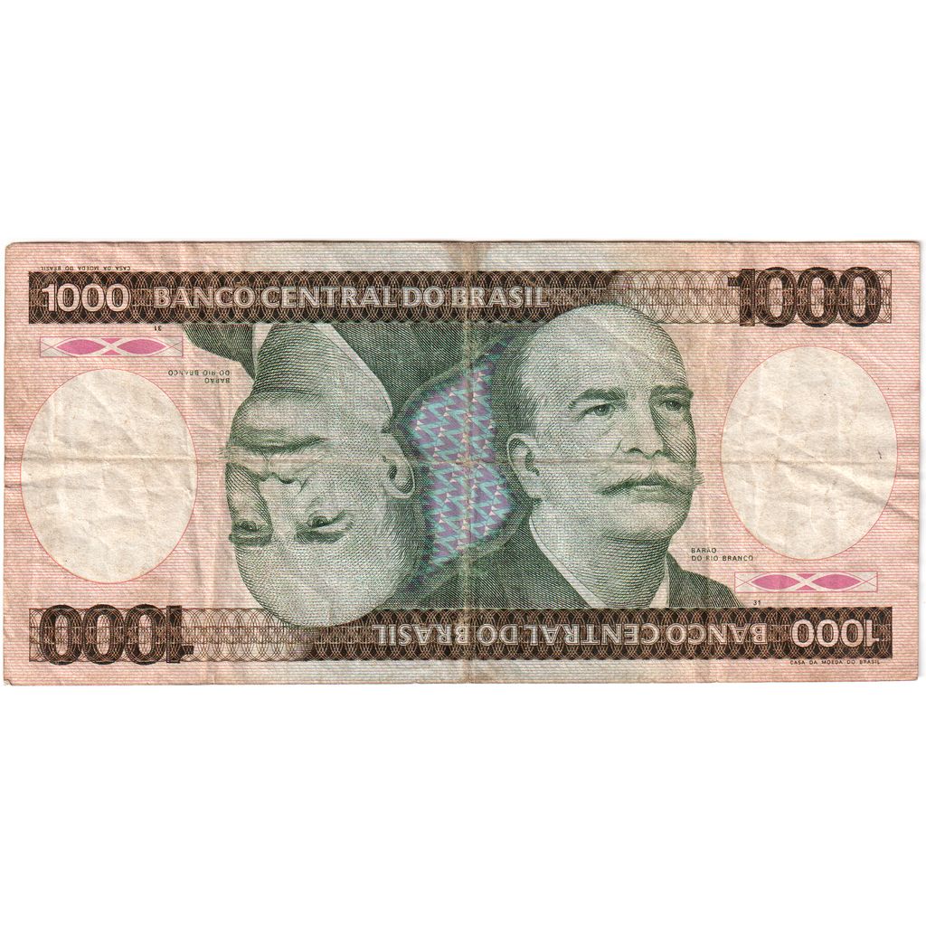 Brasilien, 1000 Cruzeiros, S+