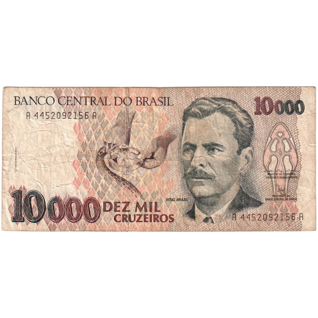 Brasile, 10,000 Cruzeiros, MB+