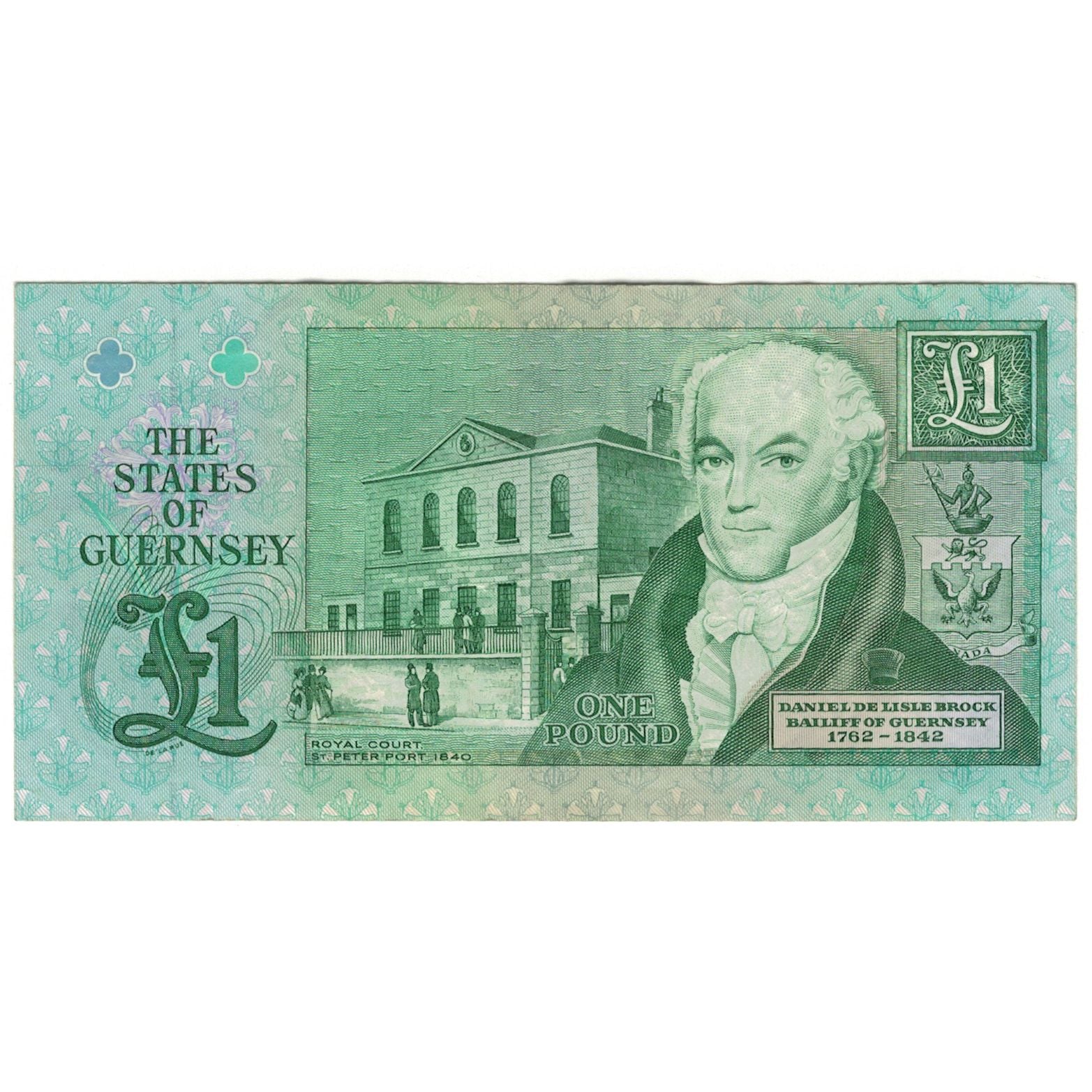 Billet, Guernsey, 1 Pound, 1991, KM:52c, SUP