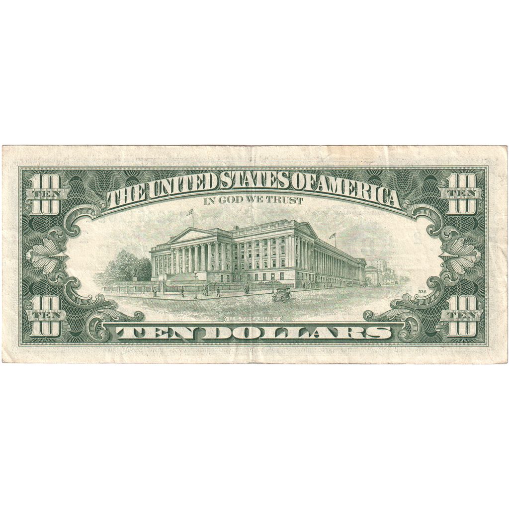 United States, 10 Dollars, EF(40-45)