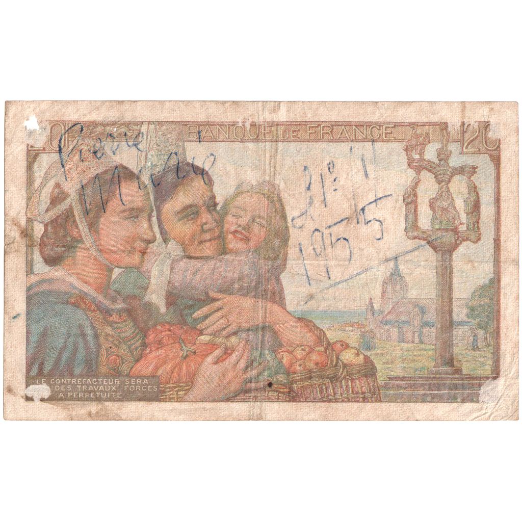 Frankreich, 20 Francs, Pêcheur, 1944-05-17, R.122, S