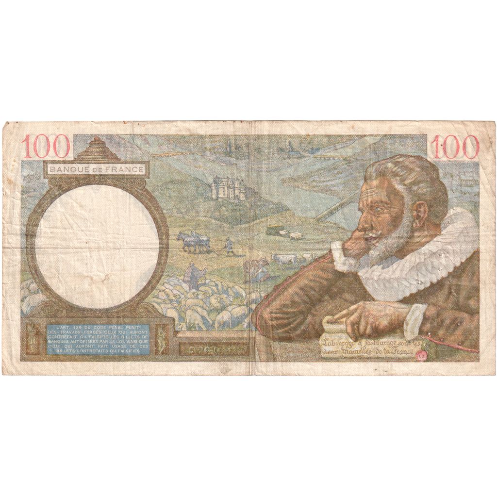 Frankrijk, 100 Francs, Sully, 1941-02-06, B.18995, TTB