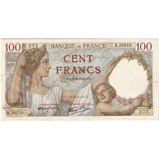 France, 100 Francs, Sully, 1942-04-02, K.30210, EF(40-45)