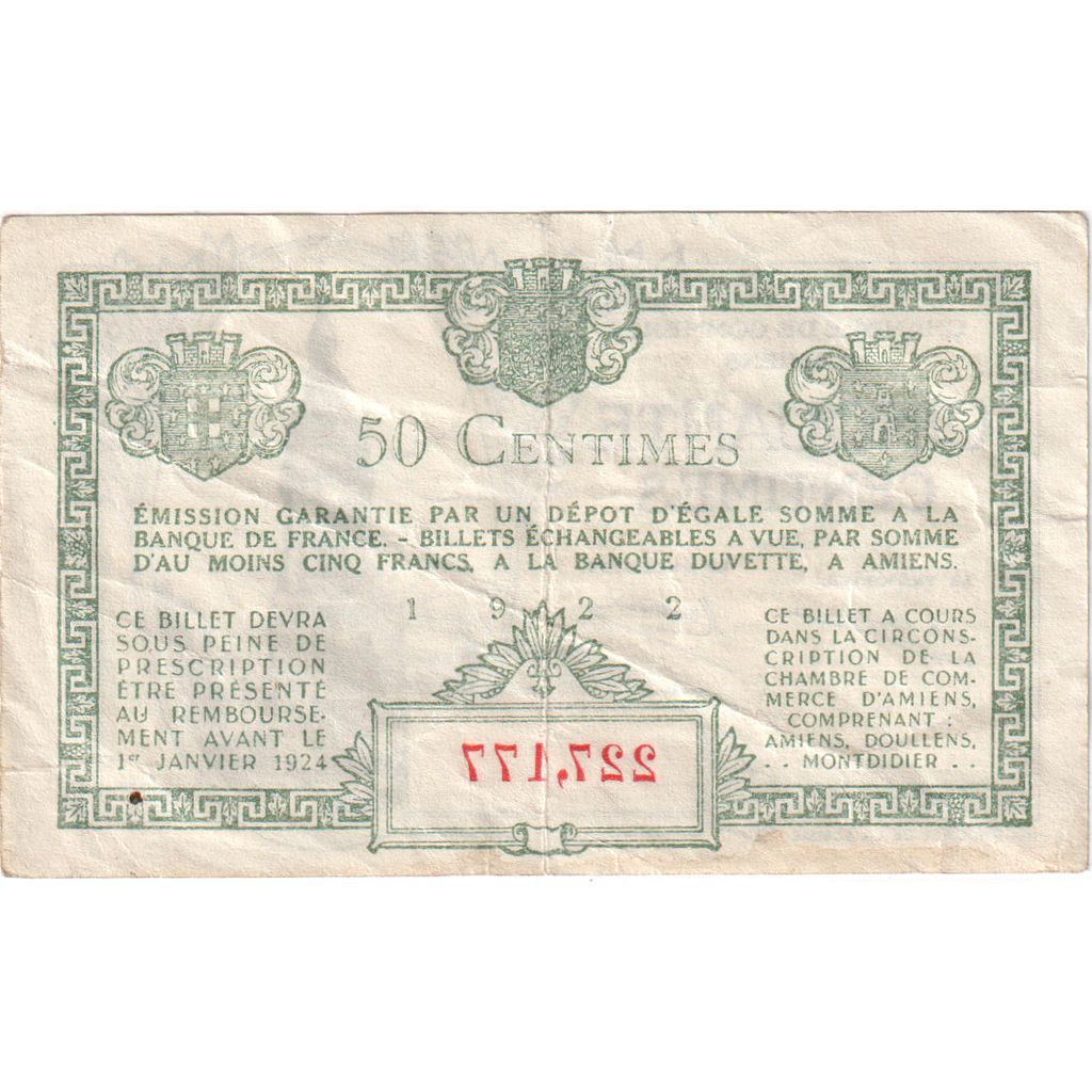 France, 50 Centimes, EF(40-45), Pirot:7-55