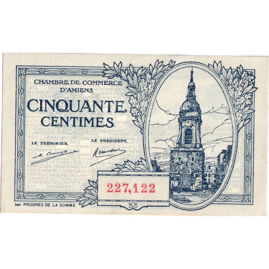 Frankreich, 50 Centimes, UNC 63, Pirot:7-55