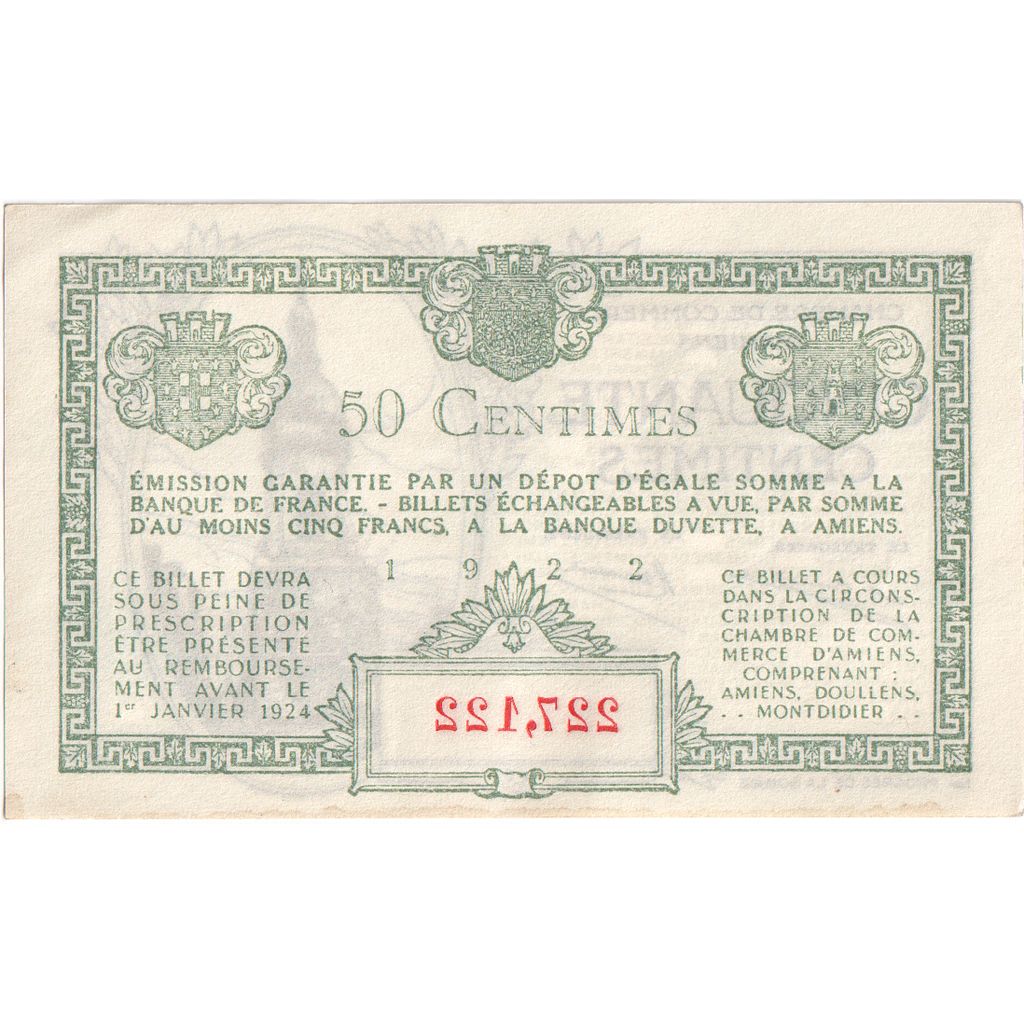 Frankreich, 50 Centimes, UNC 63, Pirot:7-55