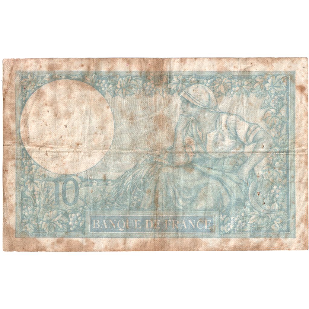 França, 10 Francs, Minerve, 1939-05-19, K.69830, VF(20-25)