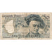 França, 50 Francs, Quentin de La Tour, 1980, VF(30-35), Fayette:67.6, KM:152b