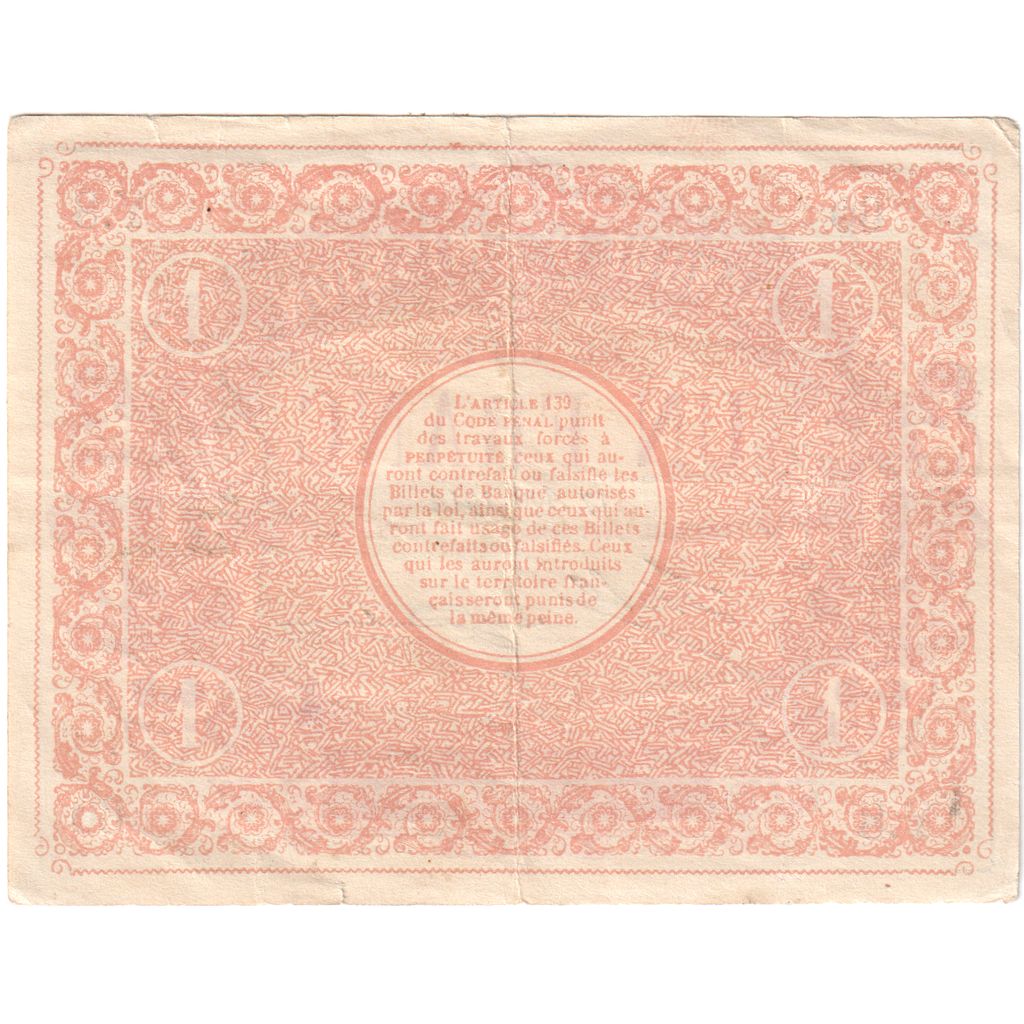 France, 1 Franc, 1914-08-17, AU(55-58), Pirot:59-1589