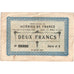 Francia, 2 Francs, 1916-01-01, SERIE N 1, ACIÉRIES DE FRANCE, BC+