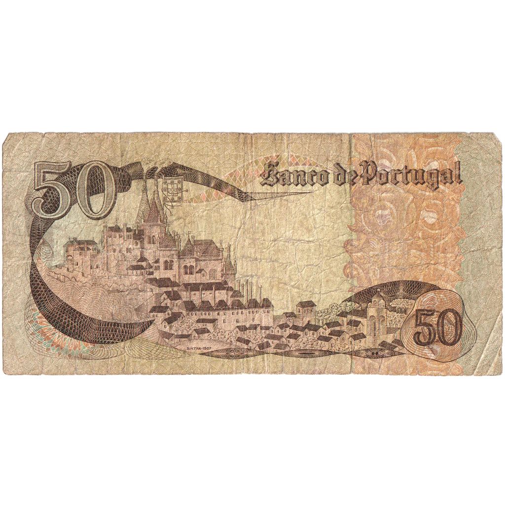 Billete, 50 Escudos, 1980, Portugal, 1980-02-01, KM:174b, BC
