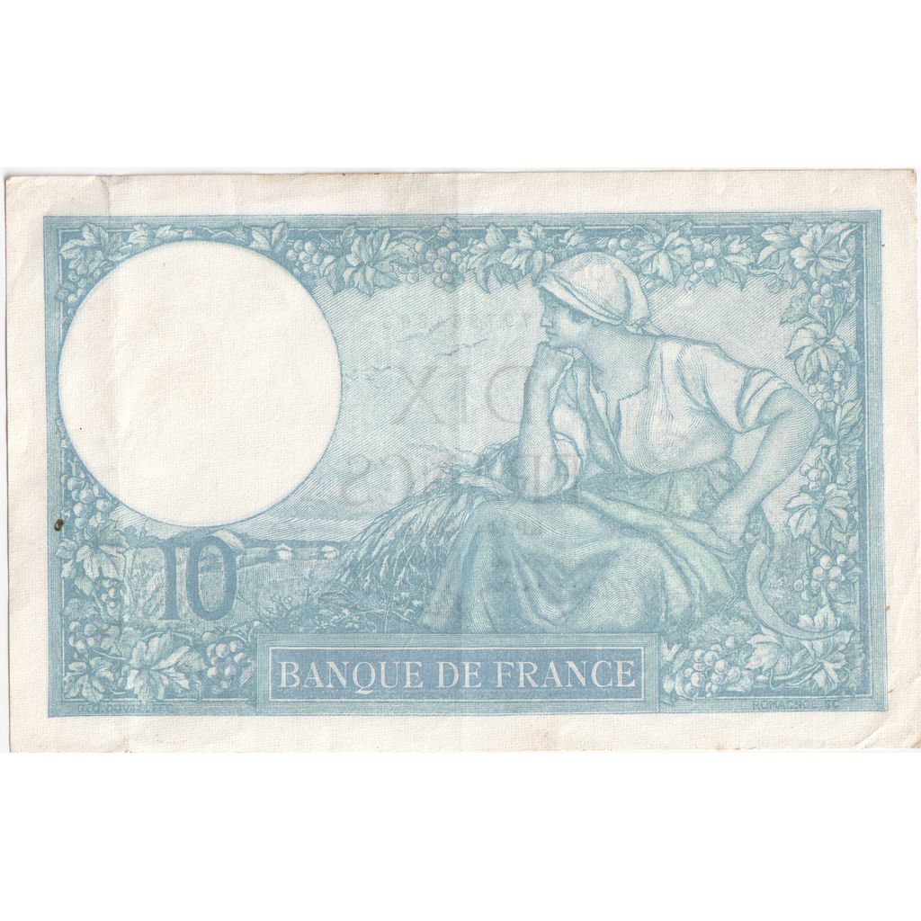 Frankreich, 10 Francs, Minerve, 1939-09-14, E.71895, VZ