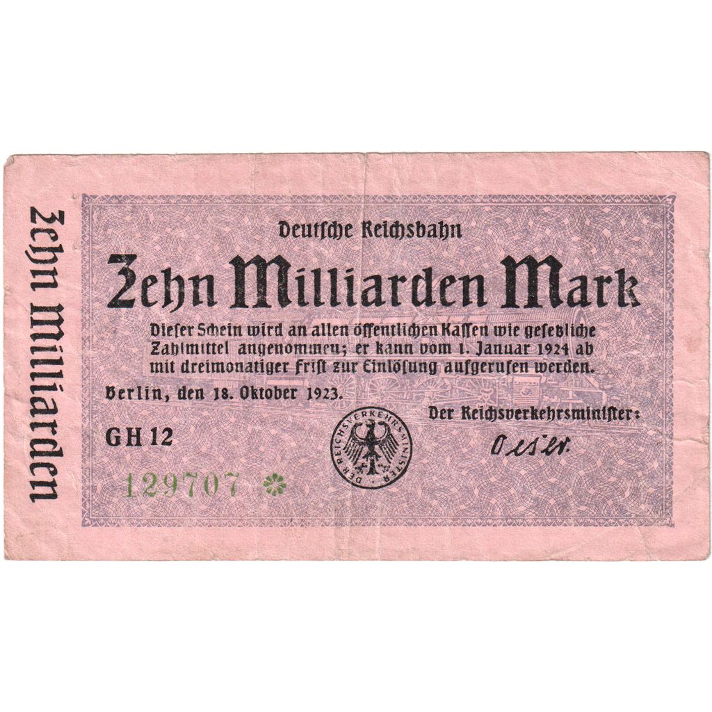 Deutschland, 10 Milliarden Mark, SS