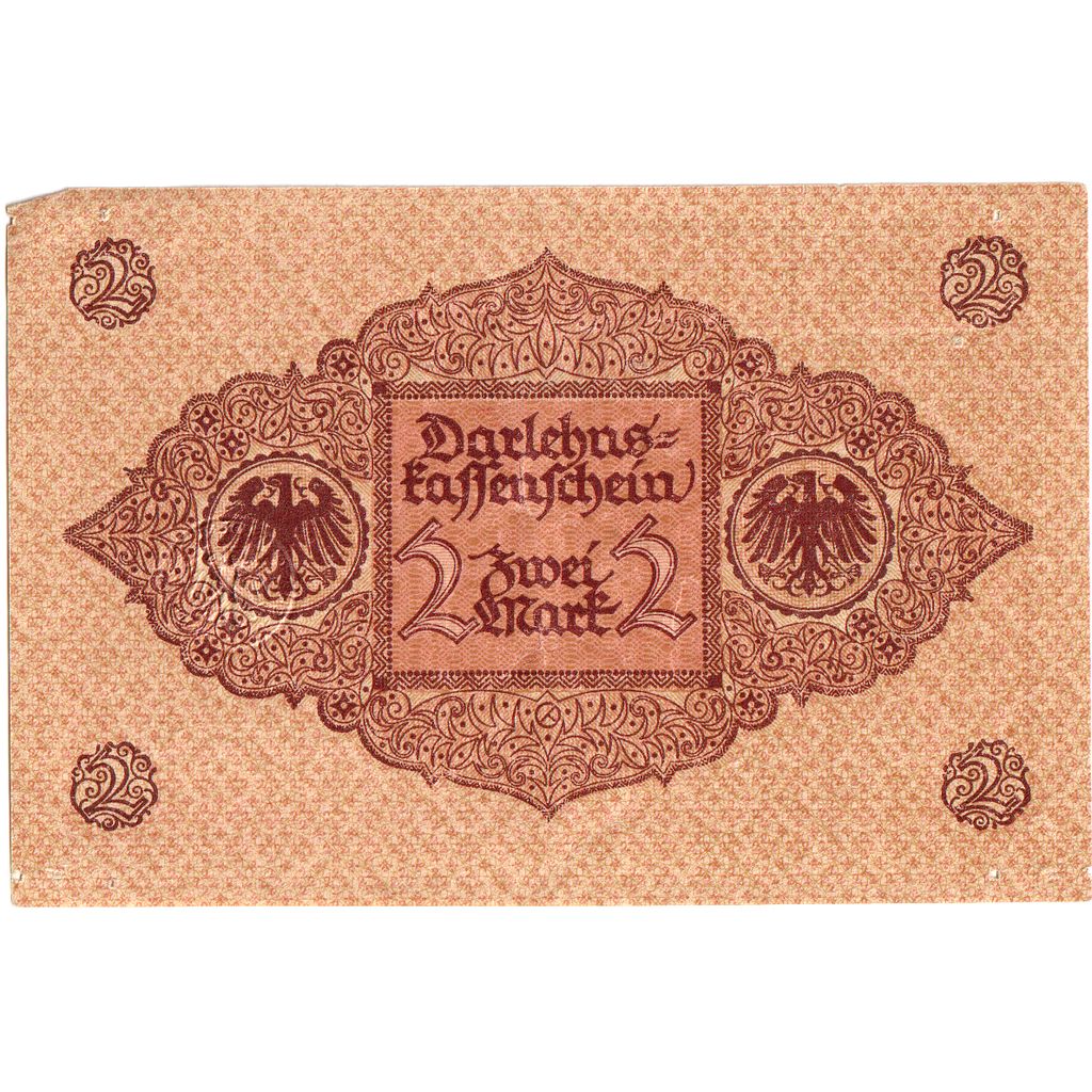 Deutschland, 2 Mark, 1920, KM:59, S
