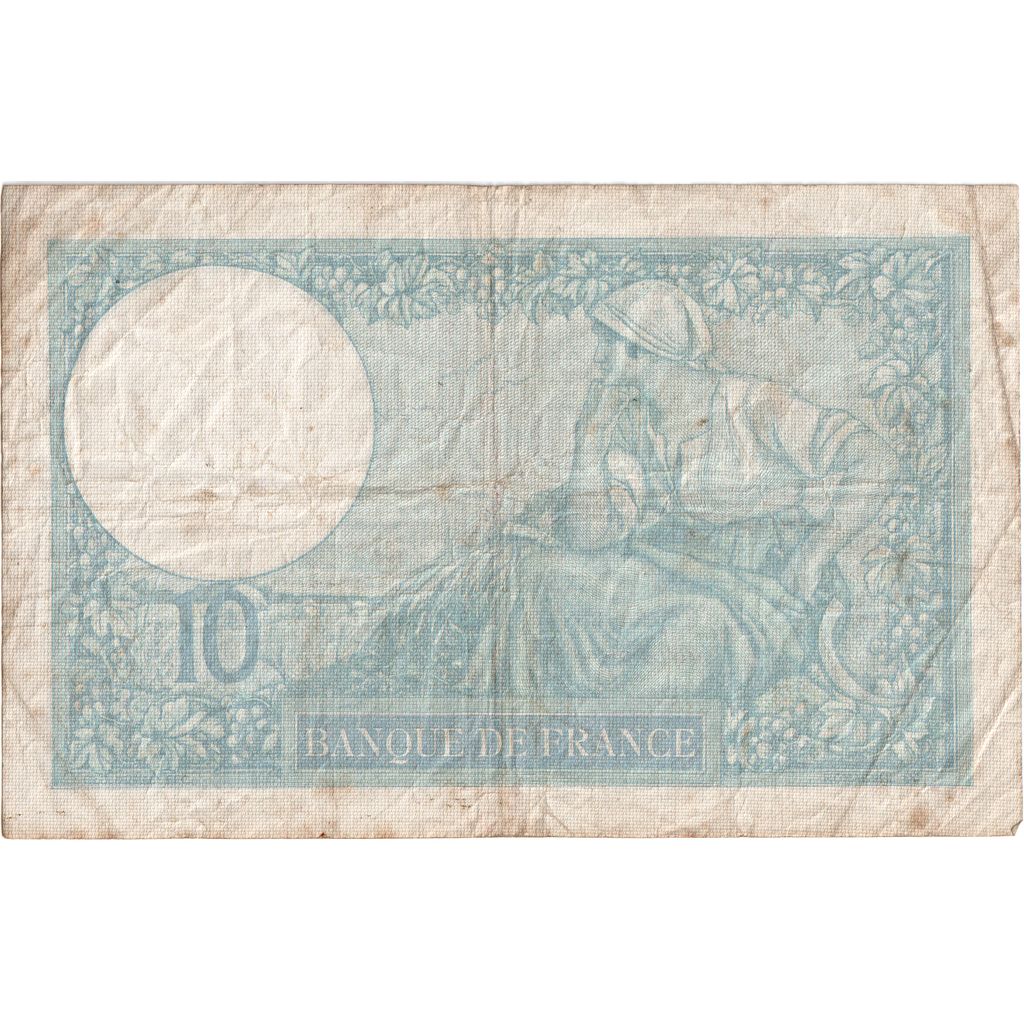 Francia, 10 Francs, Minerve, 1941-01-02, K.82678, BC