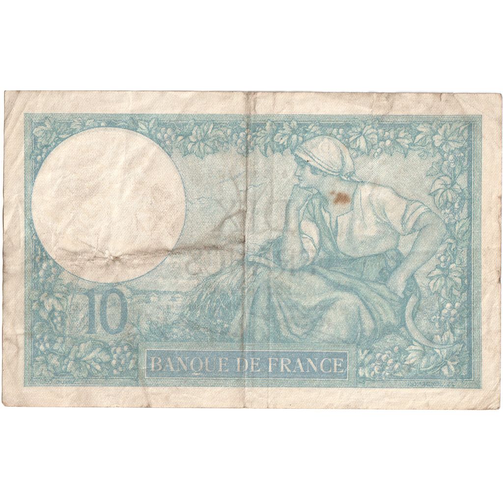 France, 10 Francs, Minerve, 1932-07-07, T.66895, EF(40-45)