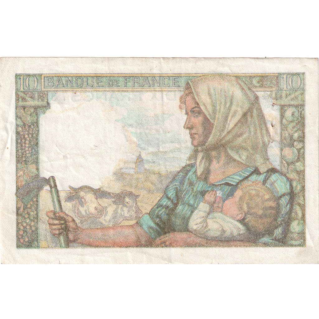 France, 10 Francs, Mineur, 1949-06-30, O.204, EF(40-45)