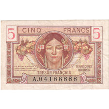 Francia, 5 Francs, 1947 French Treasury, Undated (1947), A.04186888, MBC