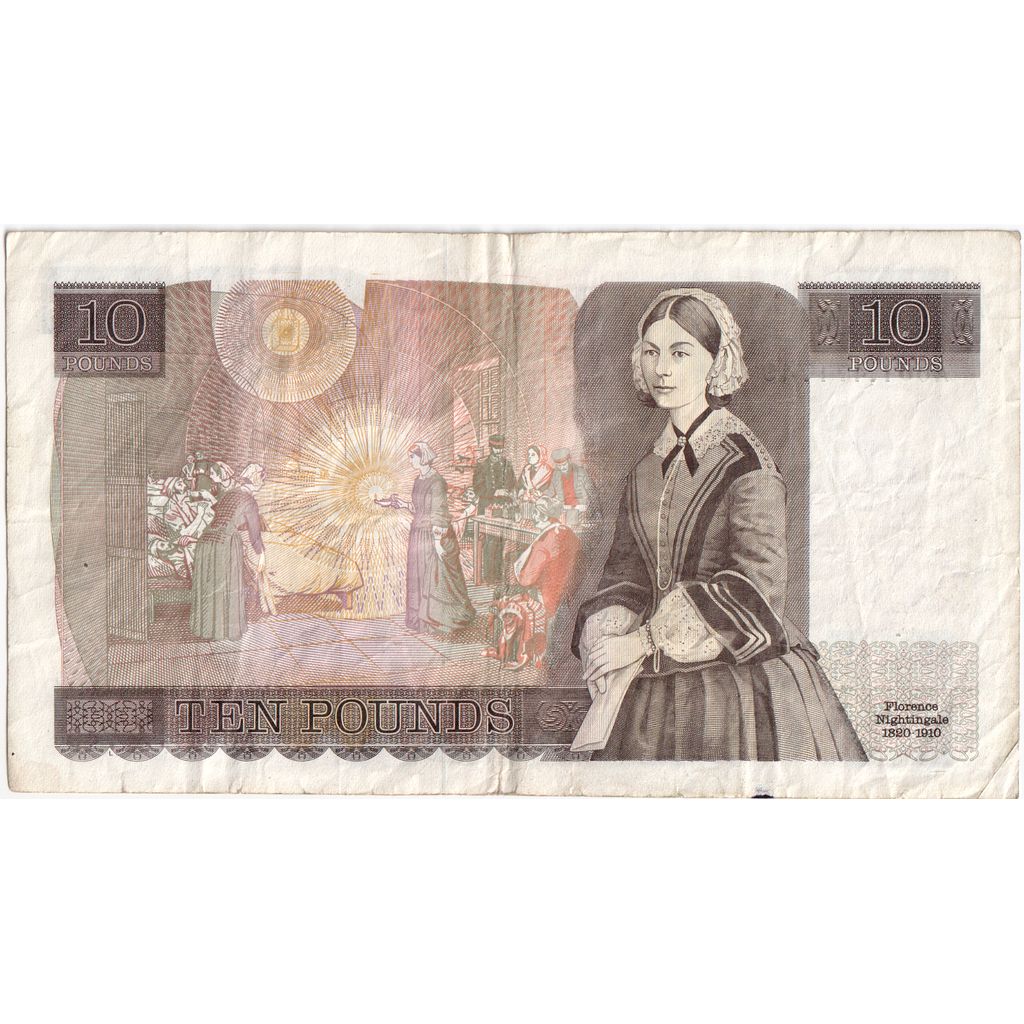 Great Britain, 10 Pounds, VF(30-35)