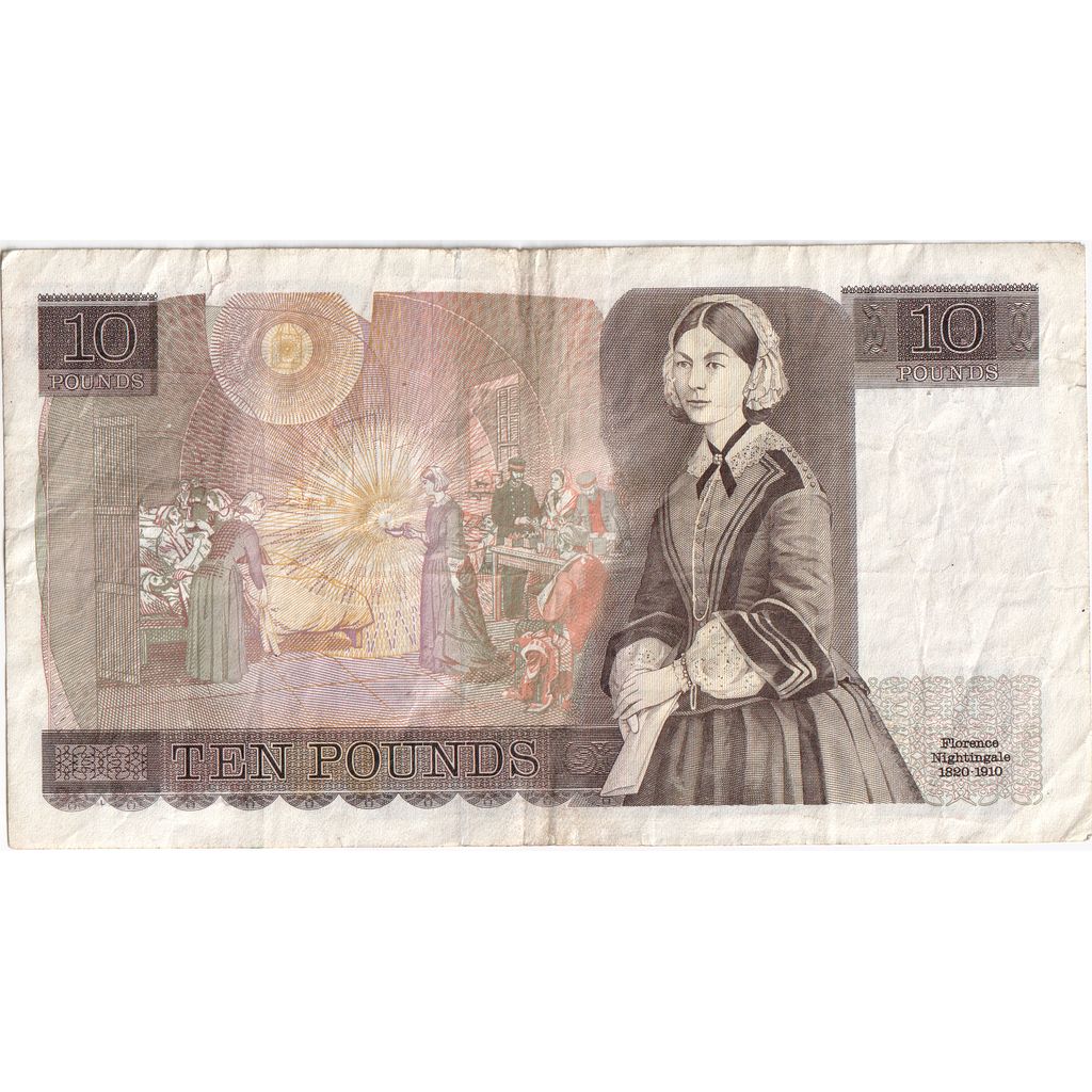 Wielka Brytania, 10 Pounds, VF(30-35)