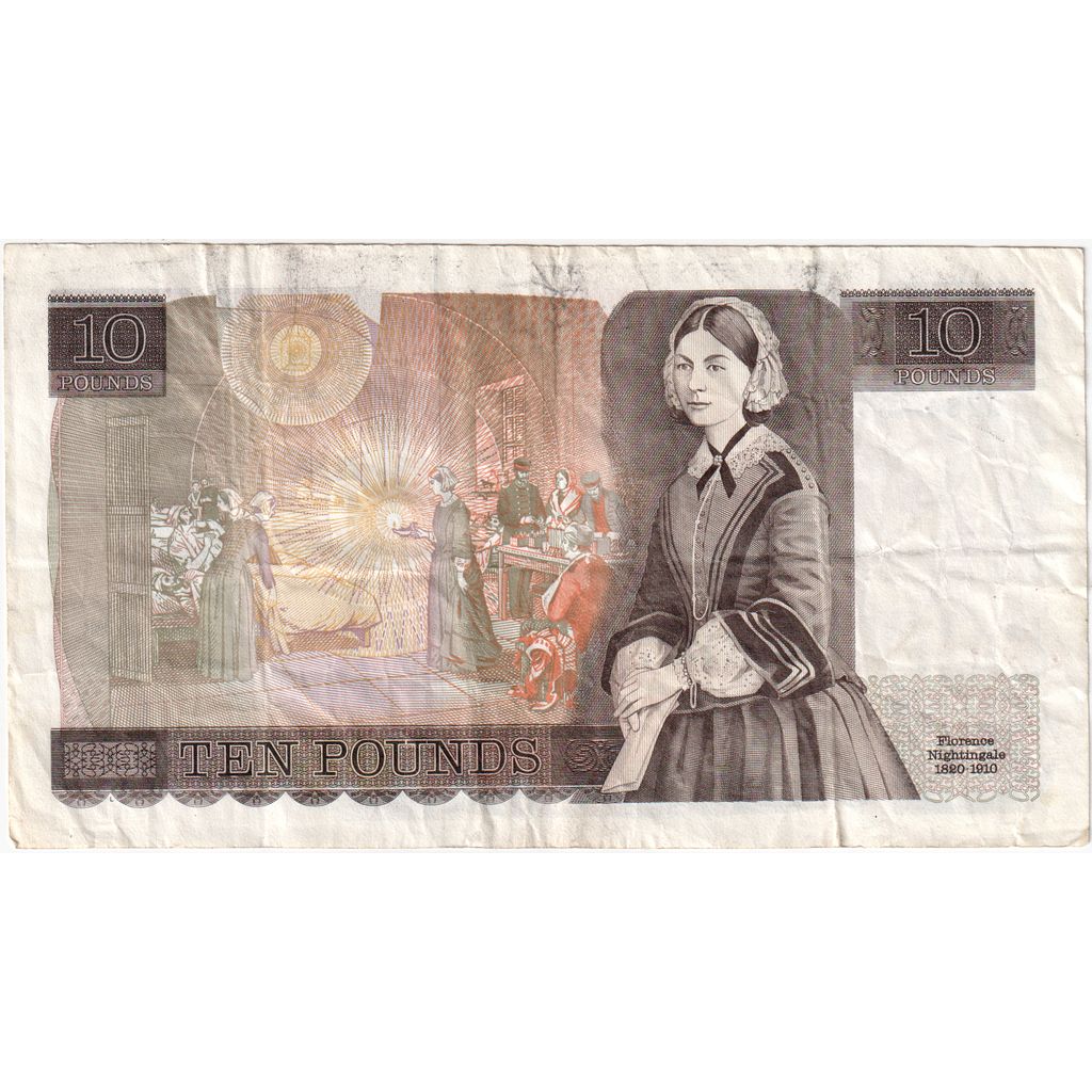 Wielka Brytania, 10 Pounds, VF(30-35)