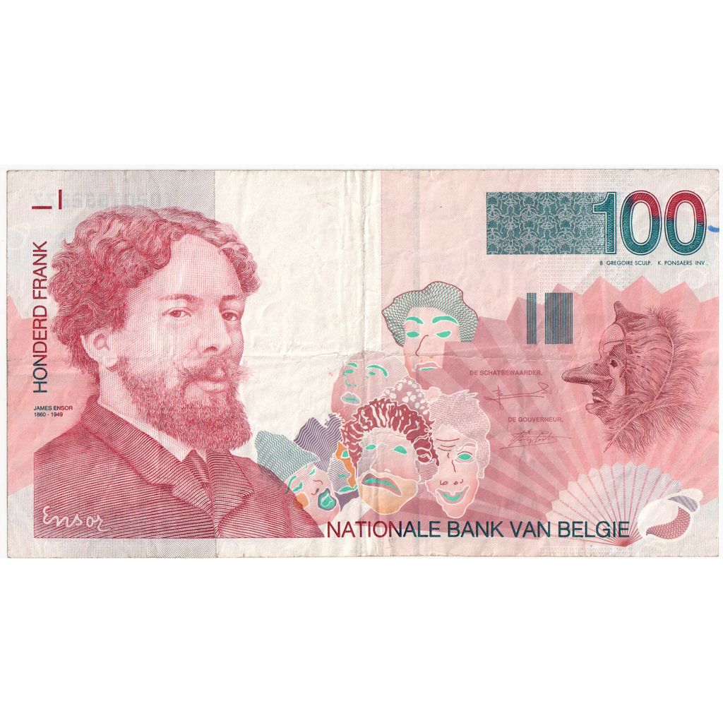 Belgio, 100 Francs, BB