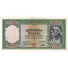 Banconote, Grecia, 1000 Drachmai, 1939, 1939-01-01, KM:110a, BB