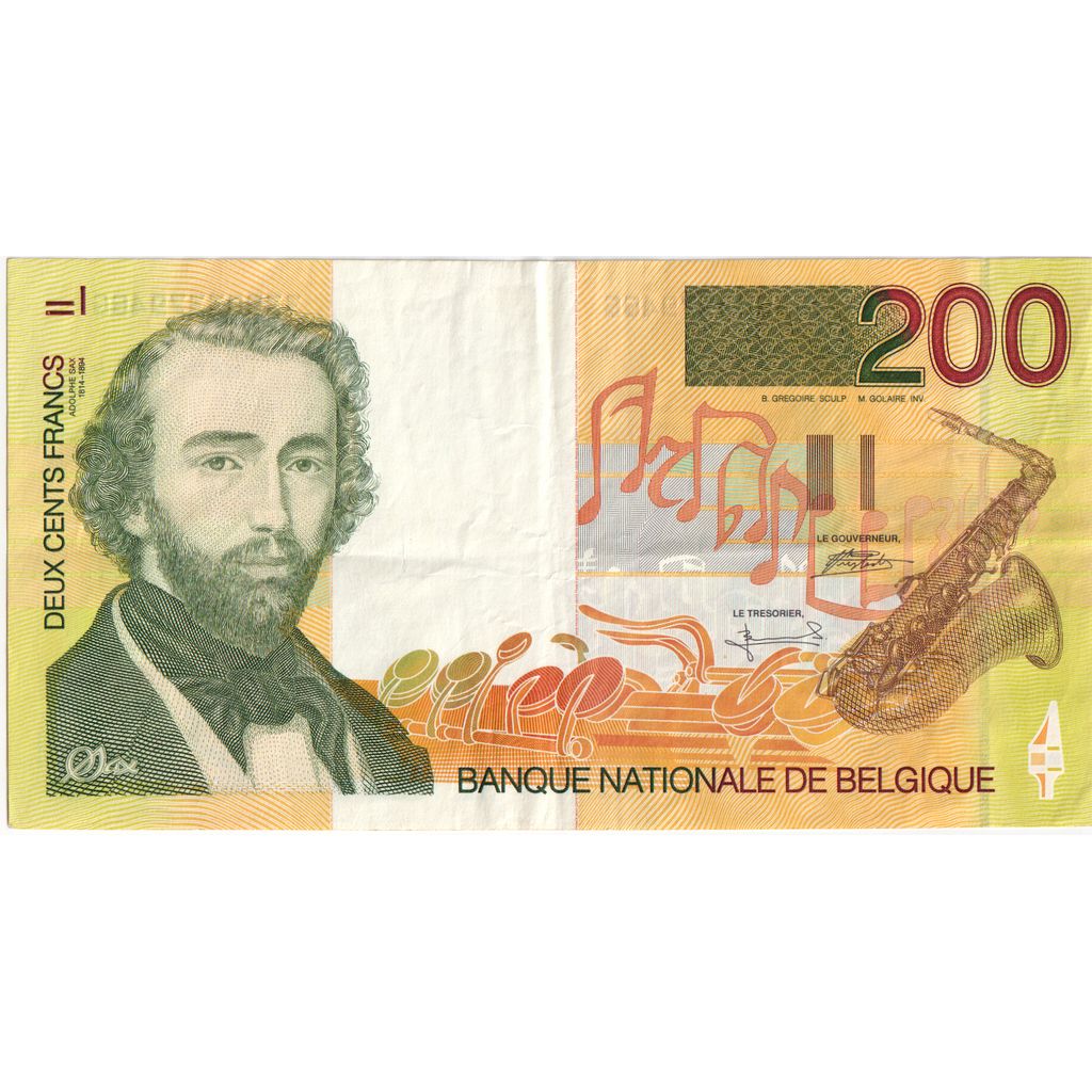 Belgium, 200 Francs, EF(40-45)