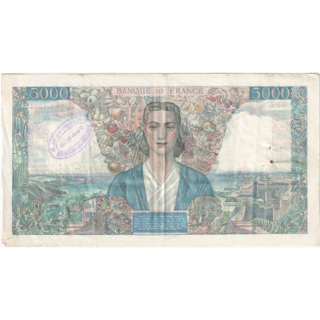 Frankreich, 5000 Francs, Empire Français, 1945-10-10, L.1564, SS