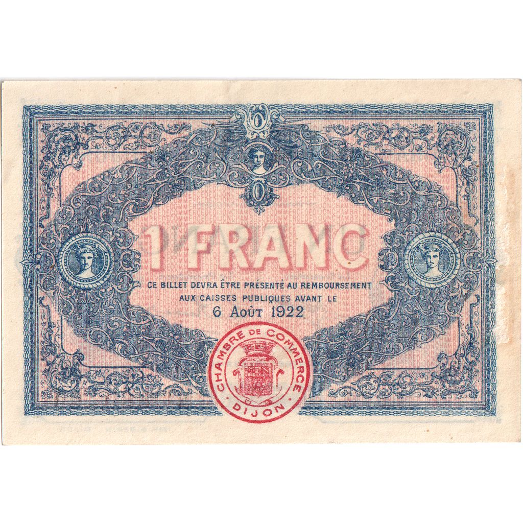 Francia, 1 Franc, 1917-08-06, BB, Pirot:53-14