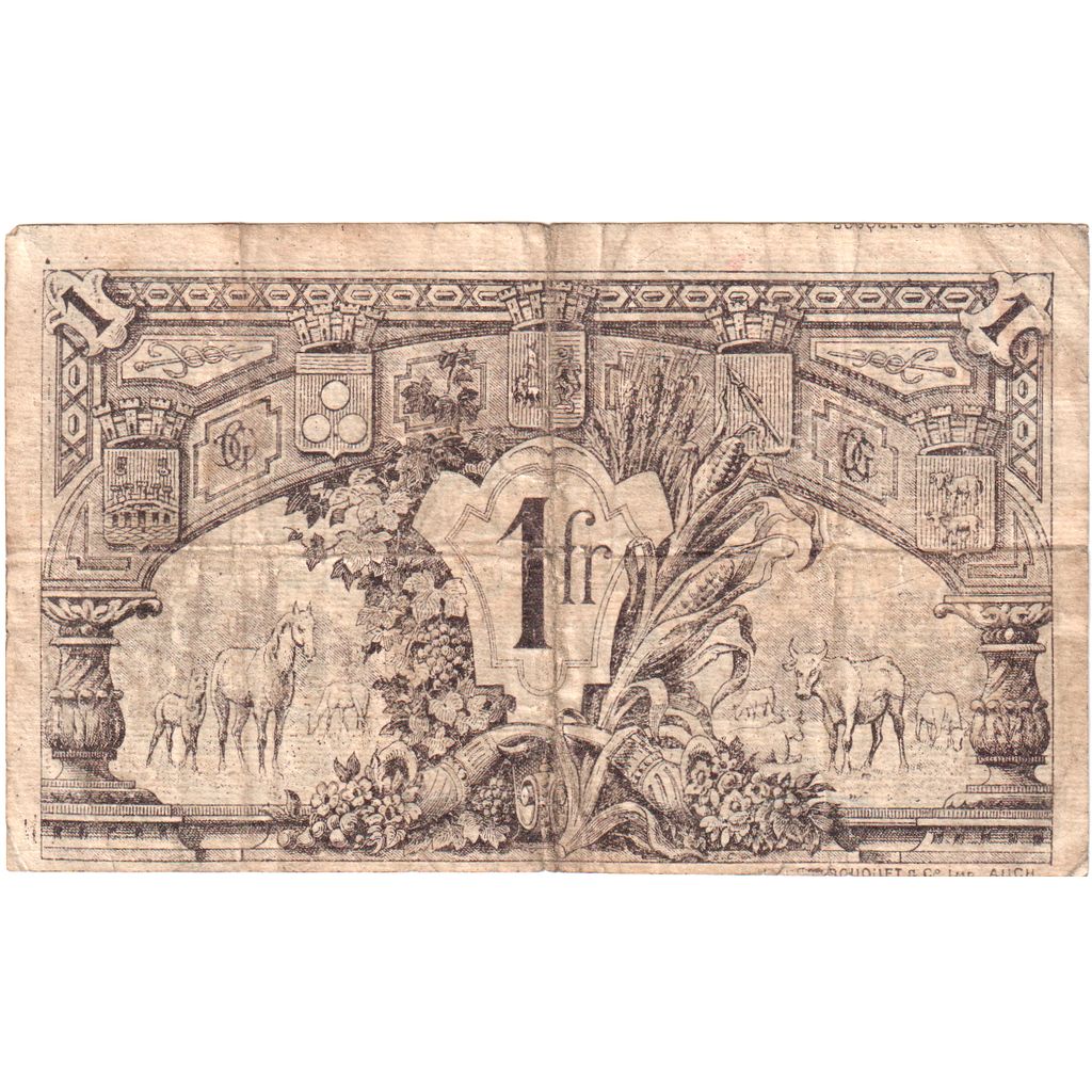 Frankrijk, 1 Franc, 1920-03-26, TB, Pirot:15-19