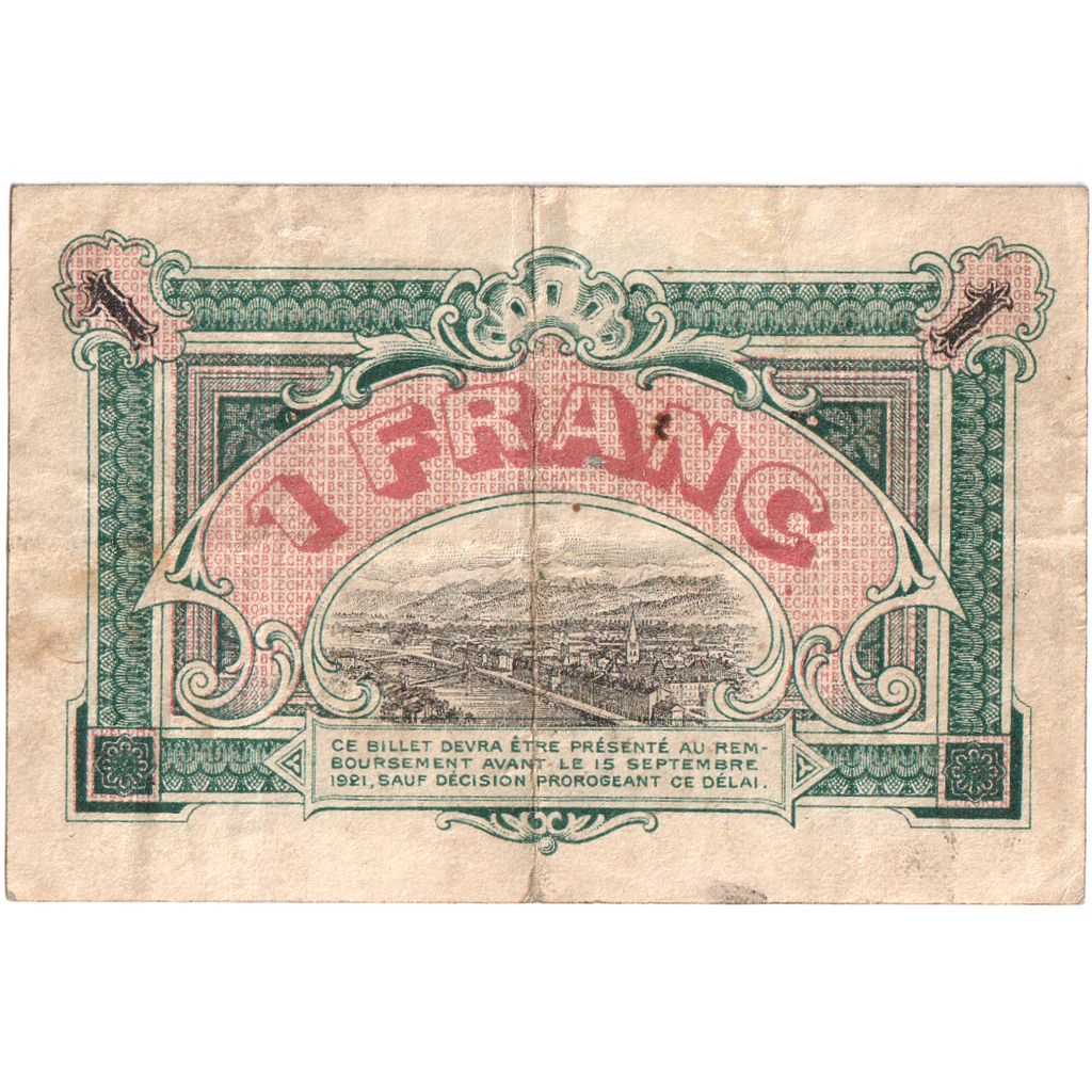Francia, 1 Franc, 1916-09-14, MB+, Pirot:63-6