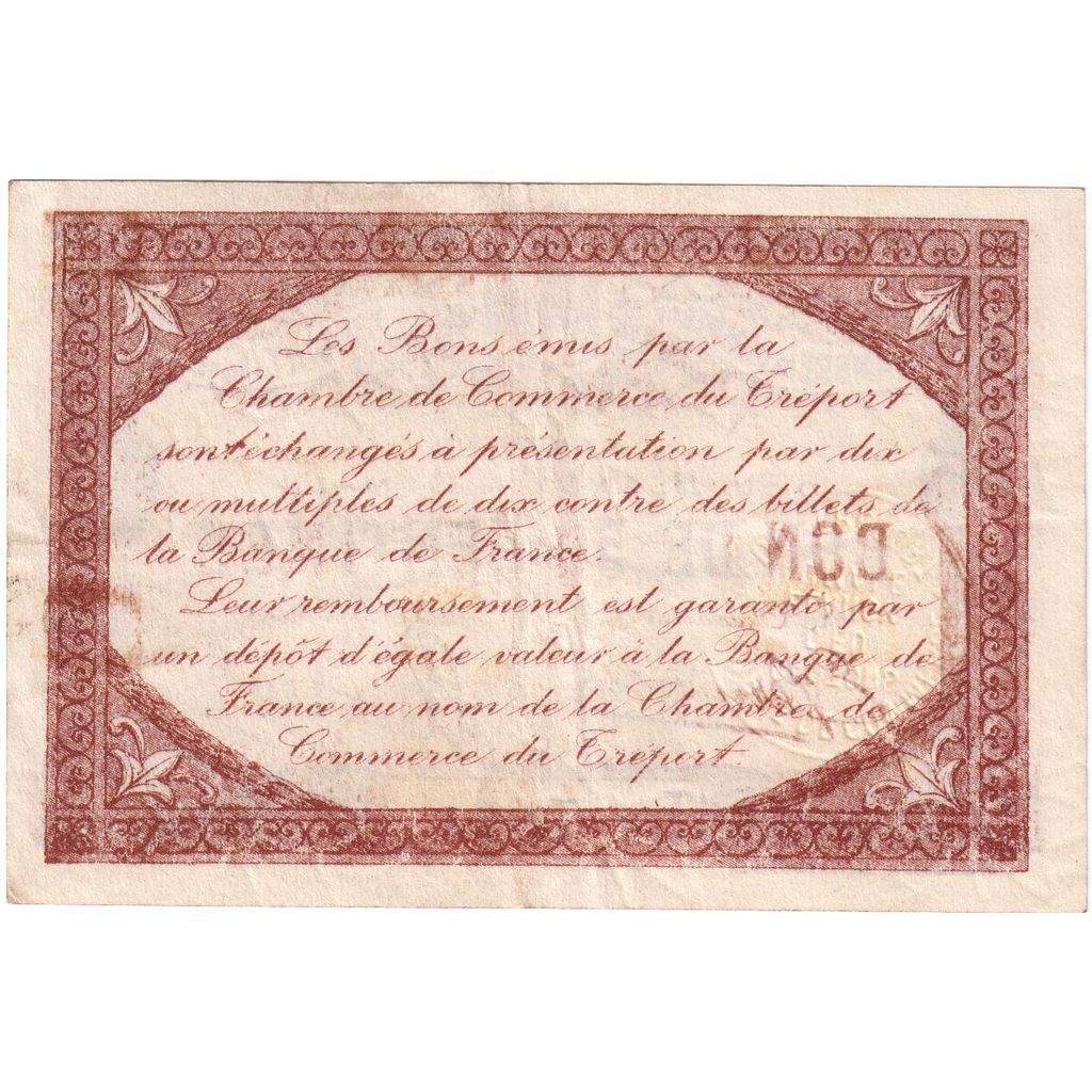 Frankreich, Le Tréport, 50 Centimes, 1916-10-13, SS, Pirot:71-28