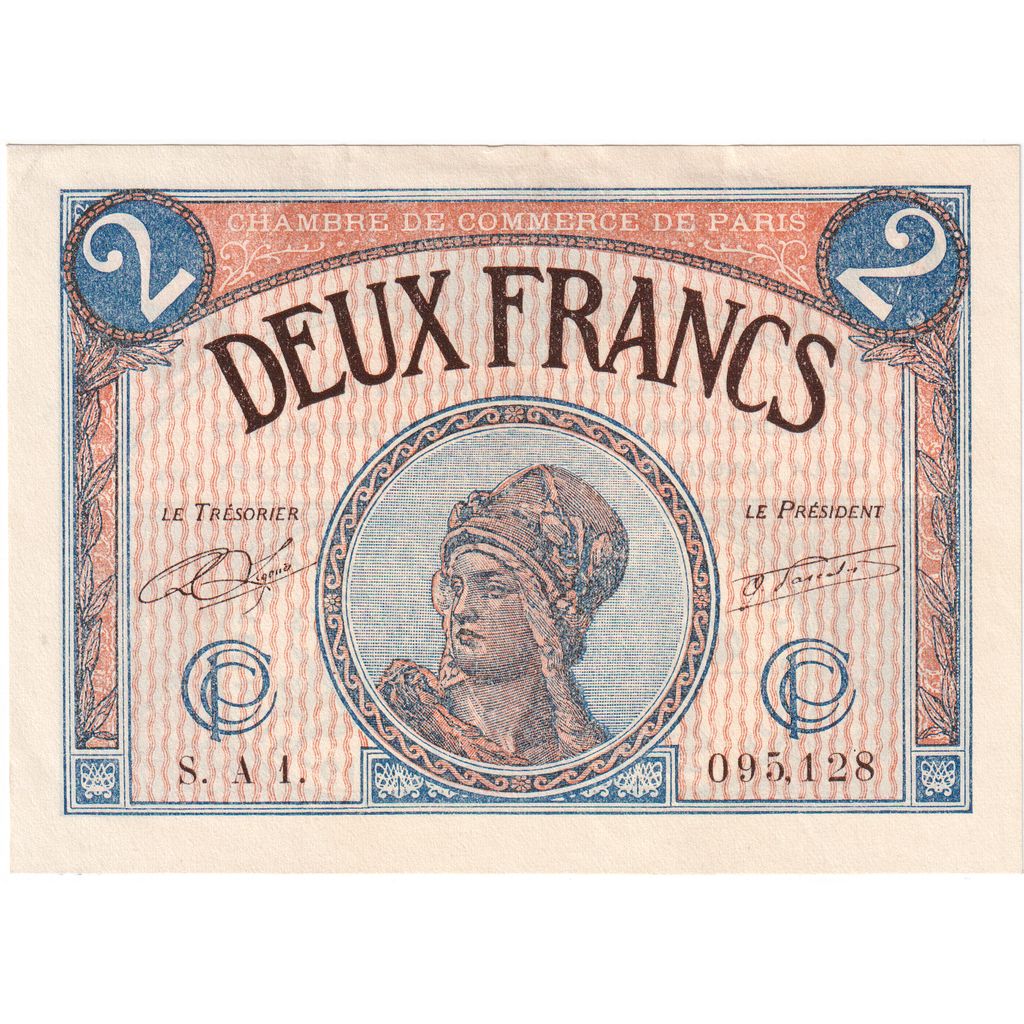 France, 2 Francs, 1922-07-01, AU(55-58), Pirot:97-28