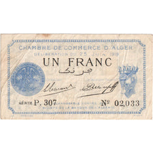 Algeria, 1 Franc, 1919-06-25, BB