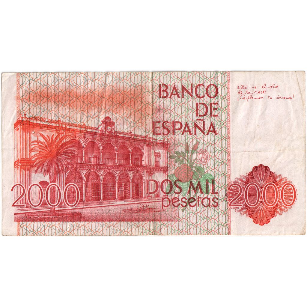 Hiszpania, 2000 Pesetas, 1980-07-22, EF(40-45)