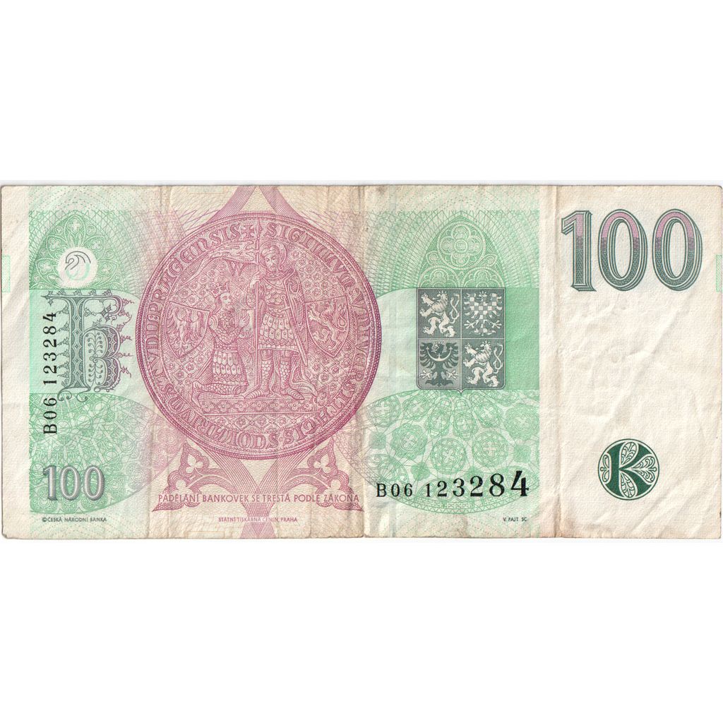 Czech Republic, 100 Korun, EF(40-45)