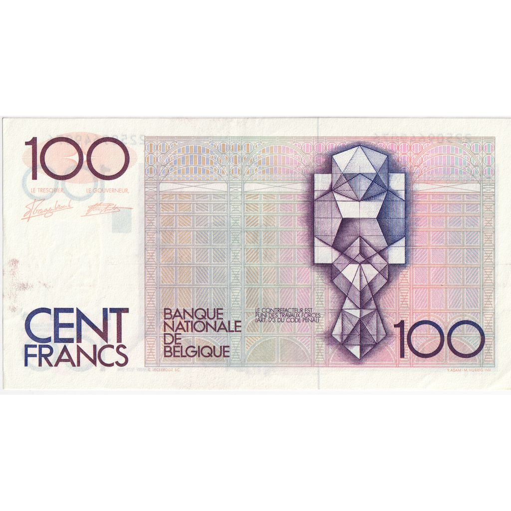 Belgique, 100 Francs, SUP