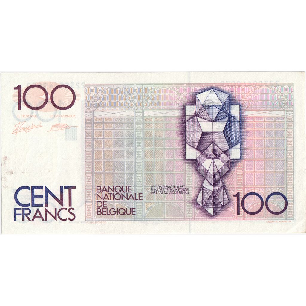 Belgien, 100 Francs, VZ