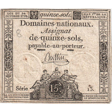 France, 15 Sols, SERIE 13, VF(30-35)
